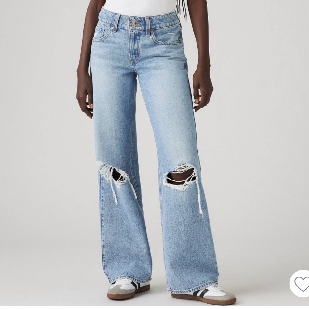 Levi's Light Blue Flare & Wide Leg Jeans